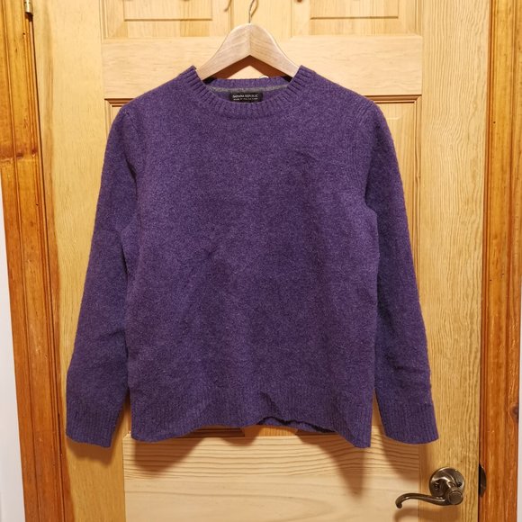 Banana Republic 100% Merino Extra Fine Crewneck Sweater Size L - Picture 1 of 5
